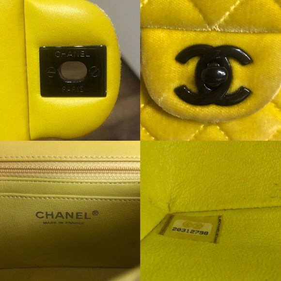 SOLD***Chanel Classic Mini Rectangular Velvet Bag - Picture 12 of 13